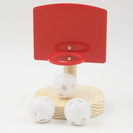 Shoyisenka Parrot Cage Basketball Toy - Interactive Chewable Bird Cage Gym for Small to Medium Birds