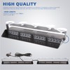 PKINGLAKE 2 in 1 LED Emergency Dash Strobe Light Bar