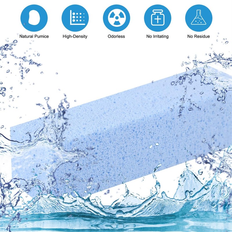 Pumice Stone 6 Packs Long Handle Toilet Bowl Cleaner Eco