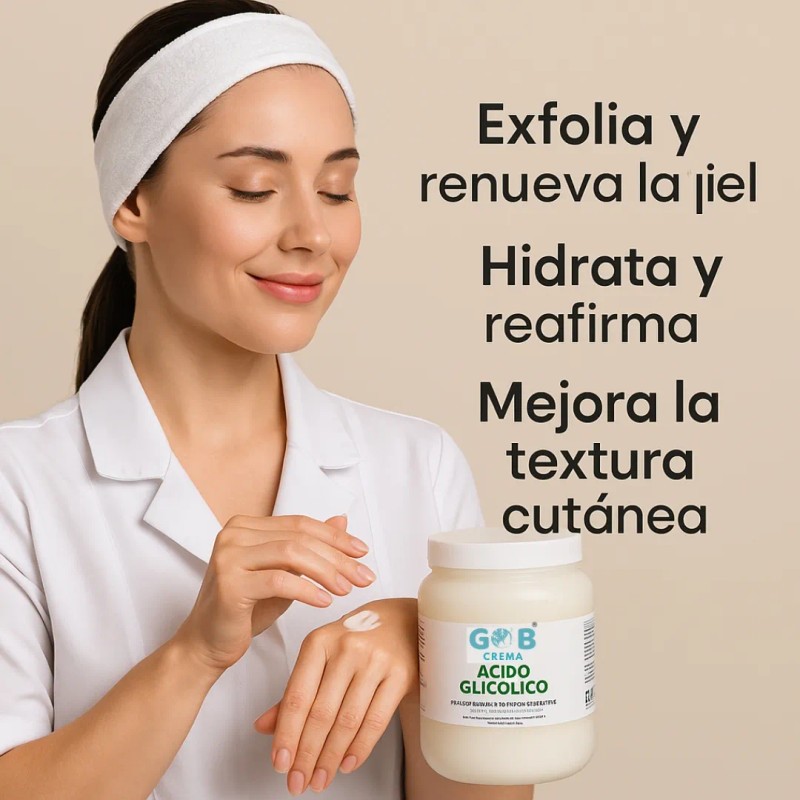 Crema De Ácido Glicólico Ozonizada - Gob - 1 Kilo