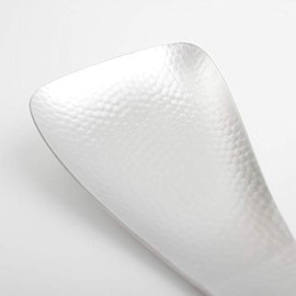 Hammered Pattern Serving Spoon and Fork Set