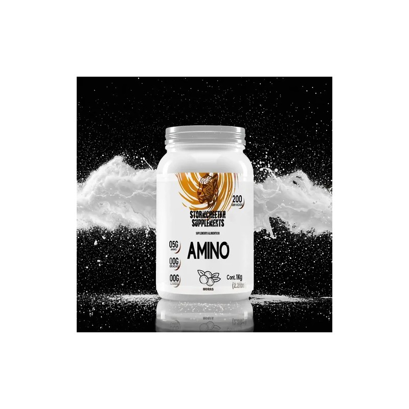 Aminoácidos Stormcheetah 1kg Suplemento Enpolvo 200servicios