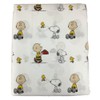 Berkshire Peanuts Sheet Set (White - Charlie Carrying Red Dog