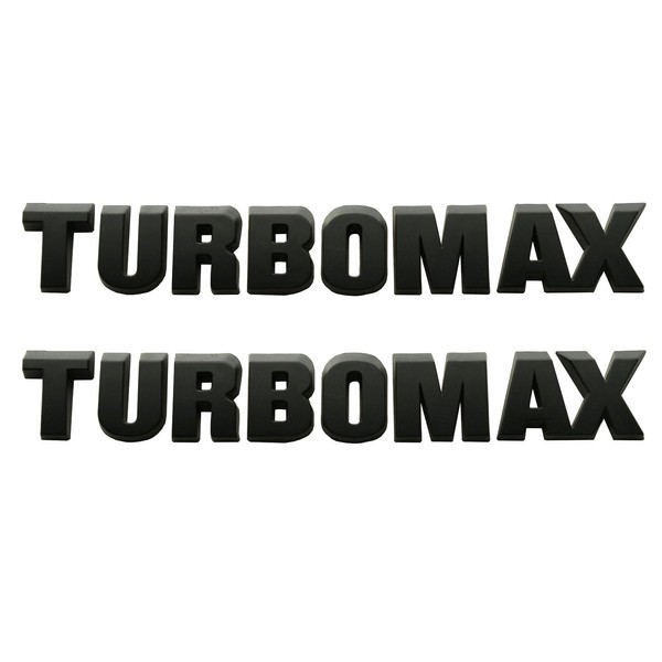 Pair Set New Hood Letter Emblems 3D Nameplate Logo Compatible
