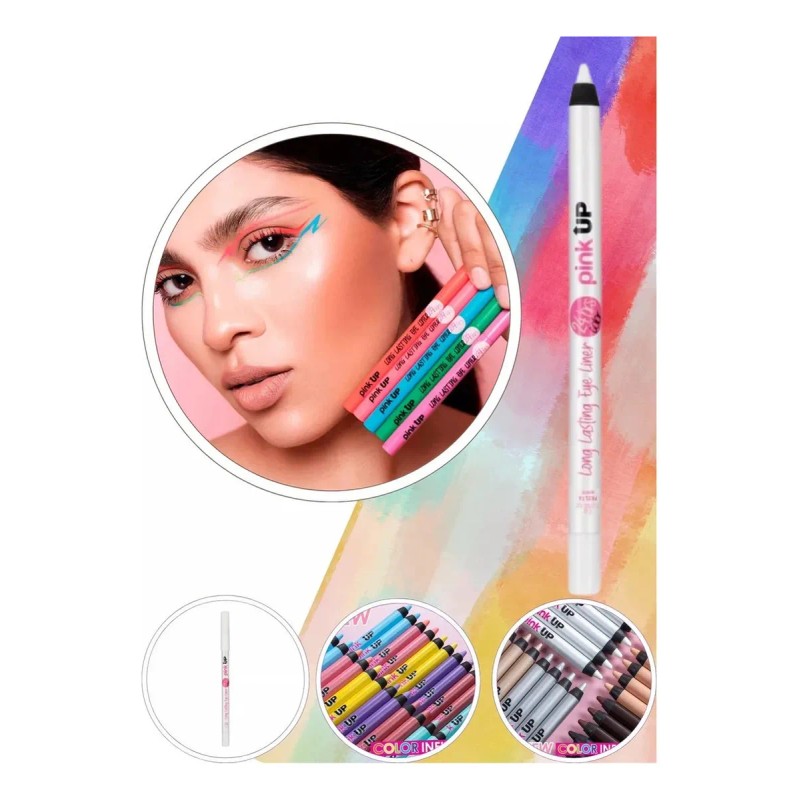 Delineador Para Ojos Pink Up Long Lasting Eye Liner 24hrs