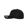 Flexfit Adult Hat Pinstripe - Black/White, Large/X-Large