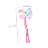 Baluue Unique Kids Bowknot Hair Ring Colorful Headwear Fake Braid