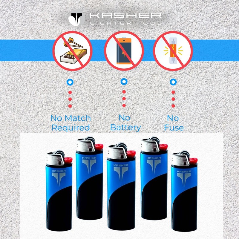 Kasher Classic Multi-Tool Lighter Case with Lighter - Lightweight, Durable