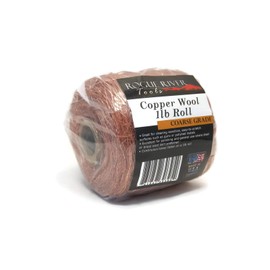 Copper Wool (COARSE Grade) - 1lb Roll - by Rogue River Tools. Choose Grade! Made in USA, Pure Copper