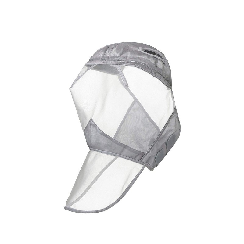 Harrison Howard CareMaster Fly Mask Standard with Nose Moonlight Silver