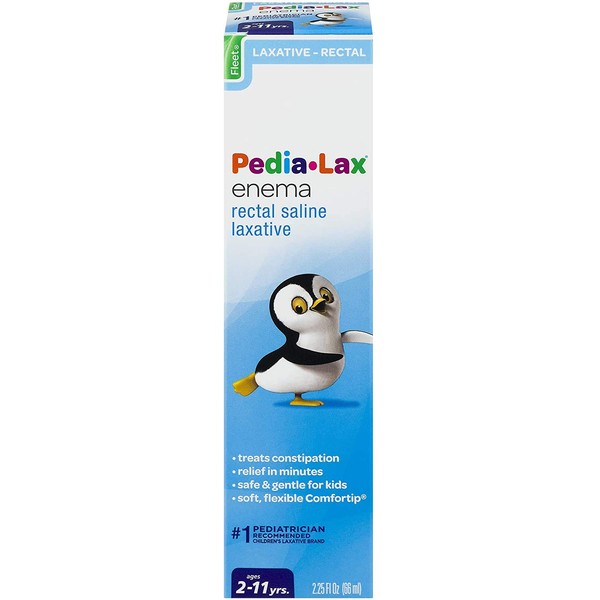 PACK OF 3 EACH FLEET PEDIA LAX CHILD ENEMA 2.25OZ
