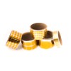 Bertech Polyimide Masking Discs, 1/2 Inch Diameter, Amber, Made from