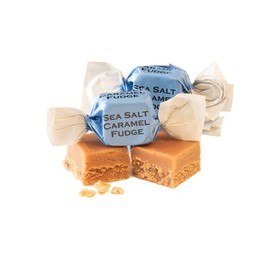 Gardiners of Scotland Handmade Fudge 200g Tin, Tartan Sea Salt & Caramel Fudge