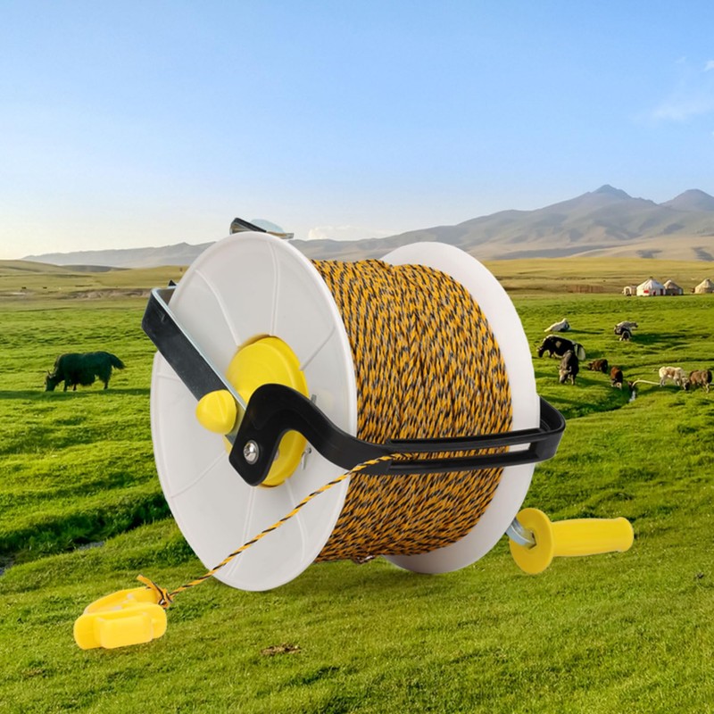 3:1 Geared Reel Prewound Polywire with 6 Stainless Steel Conductor/Strands