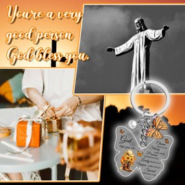 WEHBVF Baptism Gifts for Women Teen Girls Christian Keychains Women Cute Religious Gifts for Woman God Says You Are Gifts for Womens Bible Verses Keychain Spiritual Gift Birthday Anniversary Easter