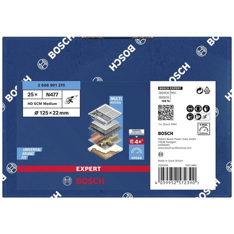 Bosch Professional 1x Expert N477 SCM Discs (for Steel sheets,