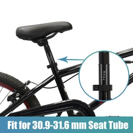 X AUTOHAUX 30.9 to 31.6mm Bicycle Bike Seat Post Tube Adapter Reducing Sleeve
