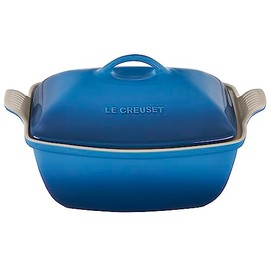 Le Creuset Heritage Stoneware Deep Baker with Lid, 4.5 qt., Marseille