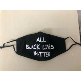 Classic Mask Black ALL BLACK LIVES MATTER Face Masks Cloth Reusable Washable Fashion