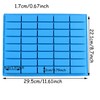 EPYHREHM 40 Cavity Narrow Rectangle Silicone Chocolate Molds Chocolate Bar