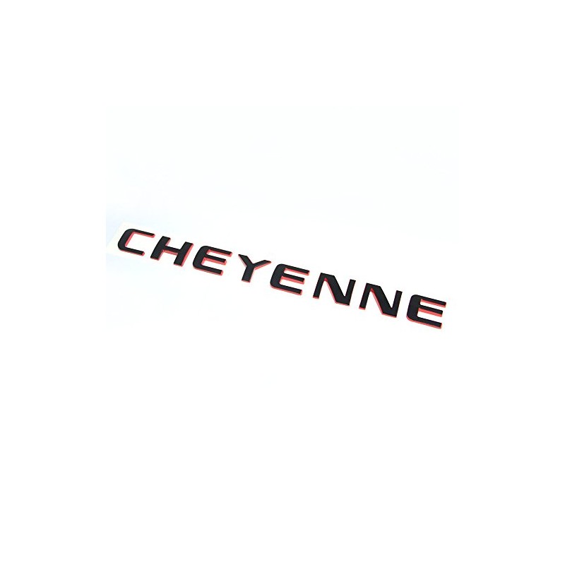 Yoaoo 1x OEM Cheyenne Redline Nameplate Emblem Badge 3D Letter