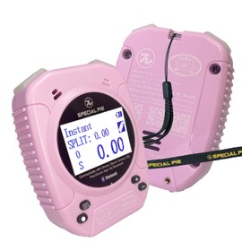 Design-Pie Shot Timer for Shooting - Upgraded Shot Timer for Training & Dry Fire Practice, Shooting Timer with New-gen Sensor and Loud Buzzer, Ideal for IPSC, IDPA, USPSA (Pink)