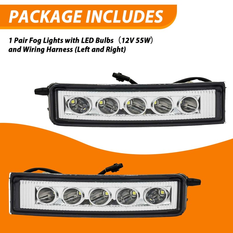 YLT AUTO Fog Light Assembly Fit for 2003-2007 Scion XB