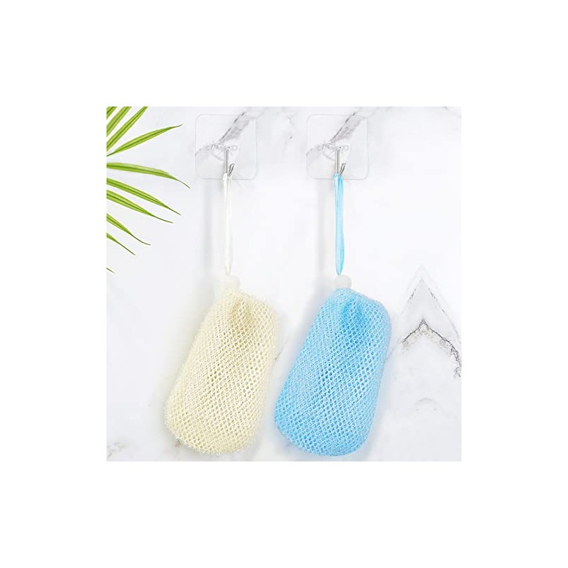 Linkidea 6 bolsas de jabón de malla exfoliante