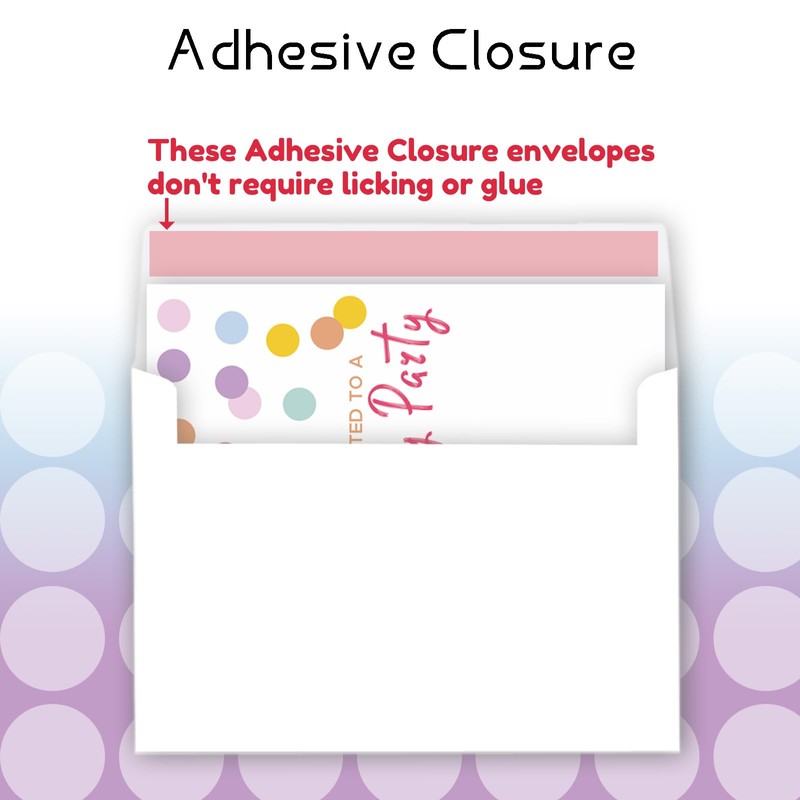 Joyvistalen 20-Pack 4x6 Inch Party Invitations – Double-Sided Design with