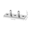 Gadpiparty Stainless Steel Sliding Door Stopper with Precision Slot Design