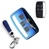 LETINGFAR Key Case for Land Rover, Smart Key Case, Key