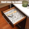 vuacepe Drawer and Shelf Liner for Kitchen Cabinets Non-Adhesive Drawer