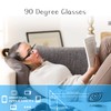 Horizontal Lazy Glasses 90 Degree for Lying Down Reading or