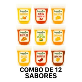 Paquete De 12 Sabores De Polvo Sazonador 100g