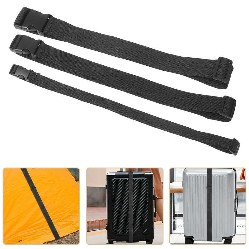 PACKOVE Pack of 3 Extension School Bag Shoulder Strap Extension