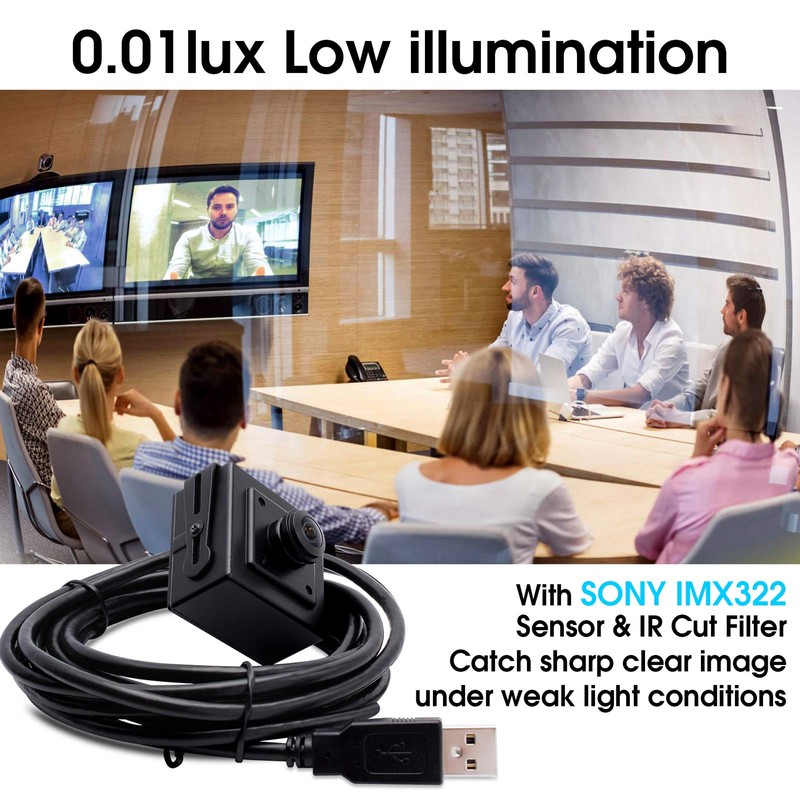 Svpro Full HD 1080P Low Light Camera USB Camera with