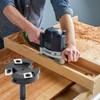 SICWOOD Slab Flattening Router Bits 1/2 Shank, 2-1/2”Cut Dia, 2+2
