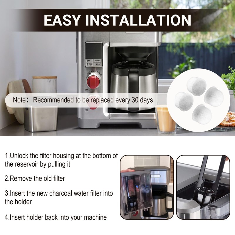 Water Filter Pods for Wolf Gourmet Coffee Maker System -