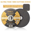 Pack of 20 Extra Thin 1 mm Metal Cutting Disc,
