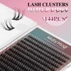 Mayhug Lash Extension Kit 144Pcs Fluffy Eyelash Extension Kit Individual