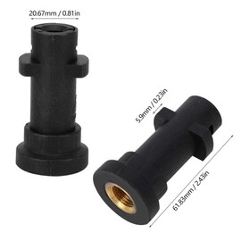 FTVOGUE G1/4 Water Nozzle Joint High Pressure Washer Water Gun Adapter Fit for Karcher K2~K7