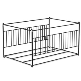 Legal/Letter Size Hanging File Folder Frame,File Cabinet Desk Organizer,Hanging File Folders Frame,Filing Cabinet for Expanding/Single Folders,Easily Moving/Assembly-1 Pack Black