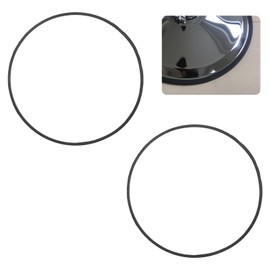 UFURMATE Bar Stool Protector Glides, 2 Pack 38.5cm Floor Protector Rubber Rings Non-Slip Bar Chair Base Rubber Ring Glides for Round Bar Stools