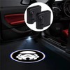 2pcs 3D Magnetic Car Door Step LED Welcome Logo Shadow