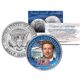 RAND PAUL FOR PRESIDENT 2016 - JFK Half Dollar US Coin Political CAMPAIGN