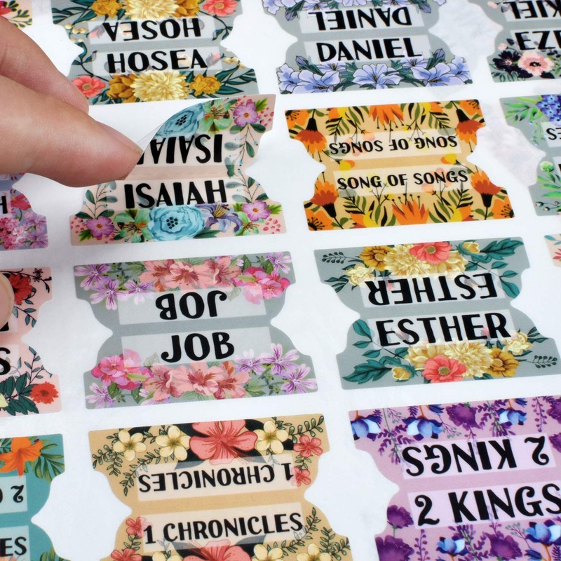 Bible Index Tabs New & Old Testament Tabs Matte Laminated