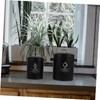 Ciieeo 2pcs Vegetable Storage Tins Lightblocking Onion and Potato Canisters