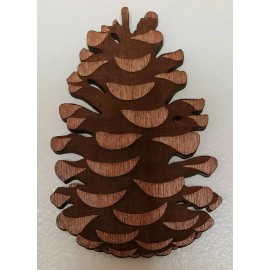 Custom Laser Designs Beautiful Set of 3 Custom made Pine Cone accents for your picture arrangements.