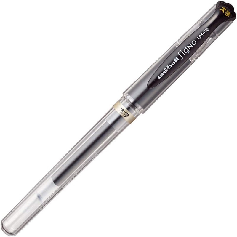 Mitsubishi Pencil UM153.24X10 Gel Ballpoint Pen, Uni-Ball Signo Broad Point,