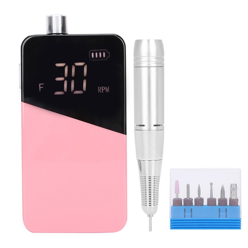 Electric Nail Drill Files Portable Nail Polisher Grinding Machine Manicure